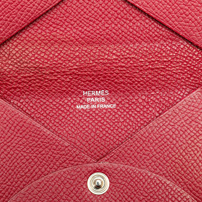 Hermès Epsom Calvi Card Holder