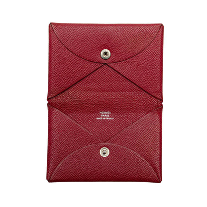 Hermès Epsom Calvi Card Holder