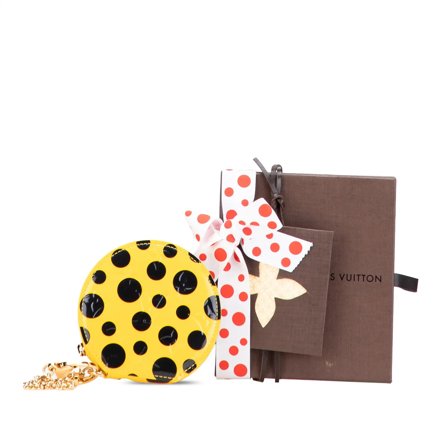 Louis Vuitton Monogram Vernis Kusama Infinity Dots Chapeau Coin Purse