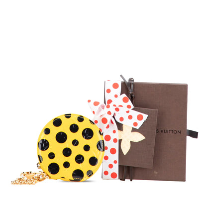 Louis Vuitton Monogram Vernis Kusama Infinity Dots Chapeau Coin Purse