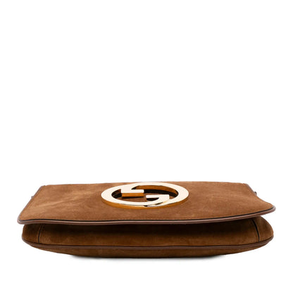 Gucci Small Suede Blondie Satchel