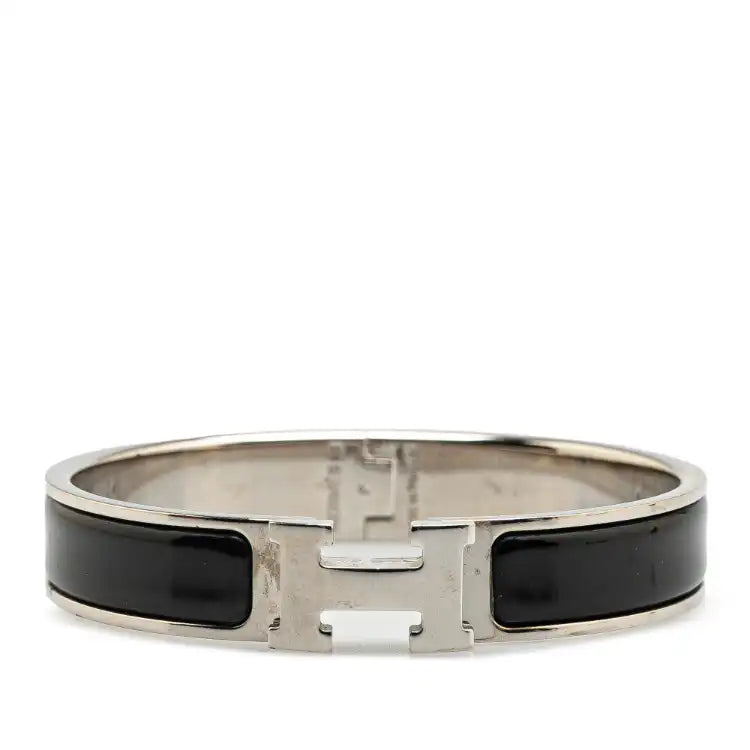 Hermès Narrow Enamel Clic H Bracelet PM