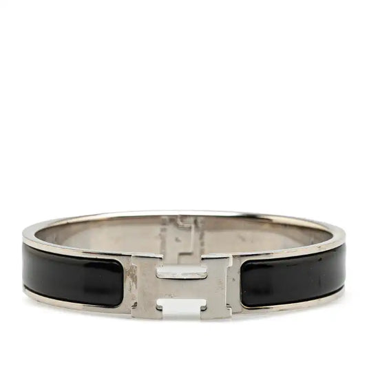 Hermès Narrow Enamel Clic H Bracelet PM