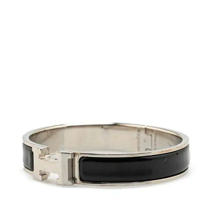 Hermès Narrow Enamel Clic H Bracelet PM