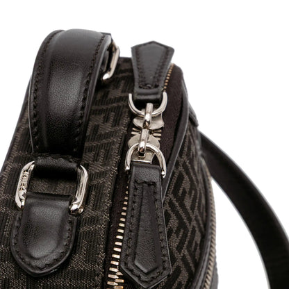 Fendi Mini Zucchino Recycled Jacquard Trolley Satchel