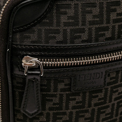 Fendi Mini Zucchino Recycled Jacquard Trolley Satchel
