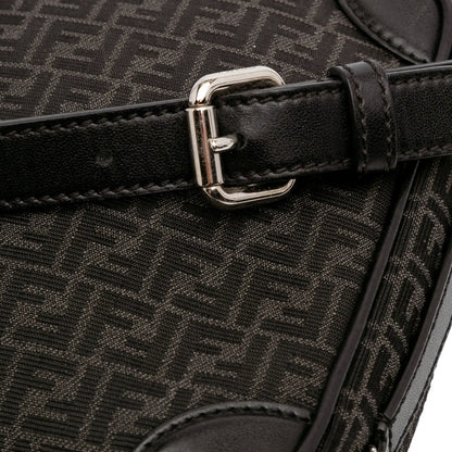 Fendi Mini Zucchino Recycled Jacquard Trolley Satchel