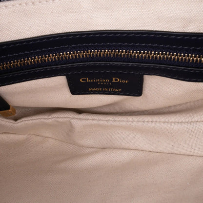 Dior Canvas Reverse Embroidered Toile De Jouy Saddle Bag