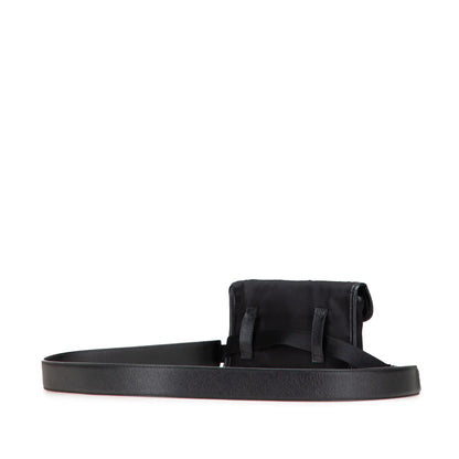 Prada Saffiano Trimmed Tessuto Belt Bag