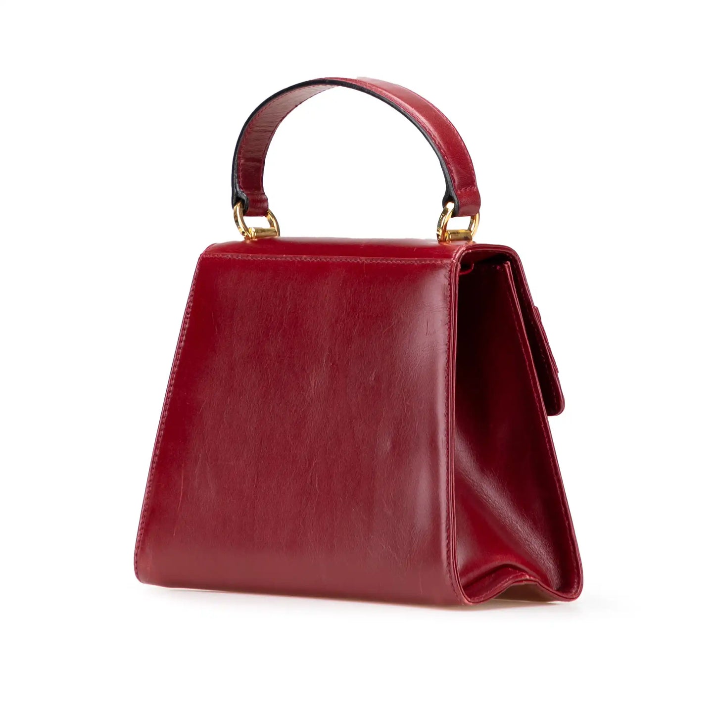 Ferragamo Leather Vara Bow Satchel
