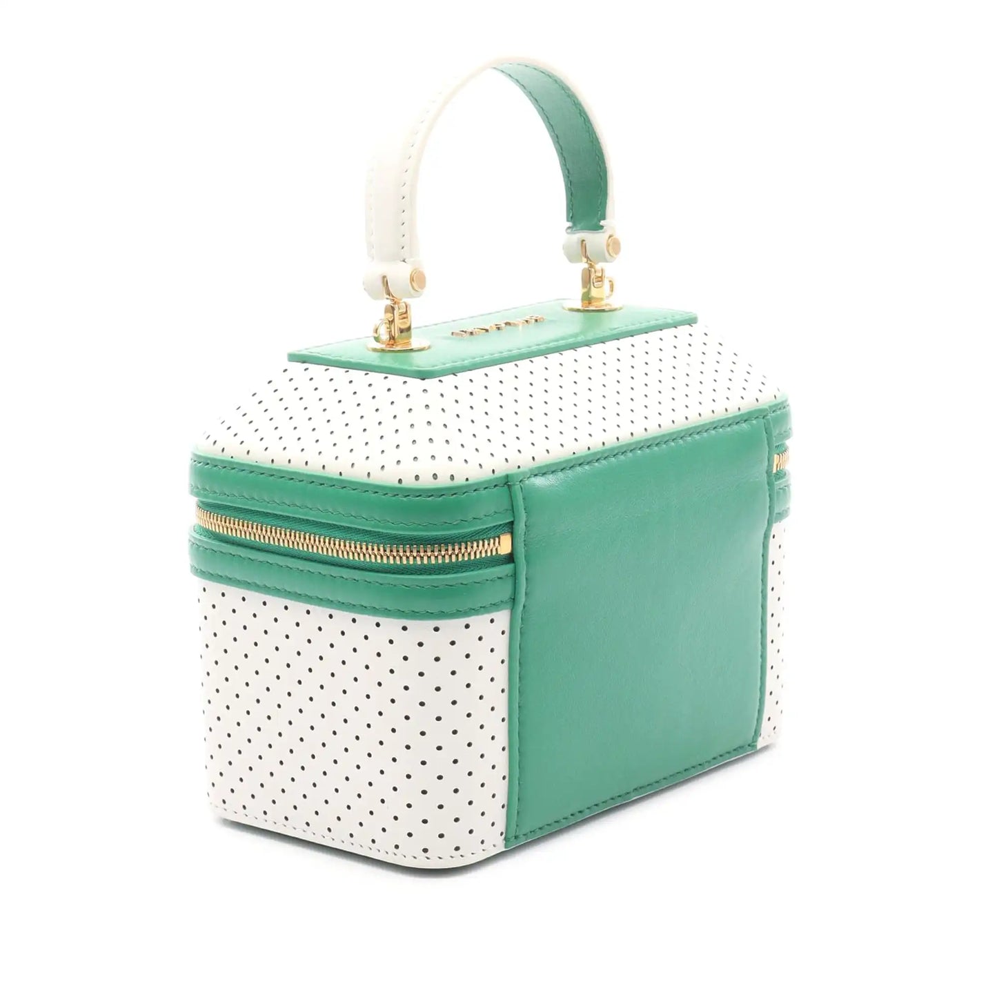 Bvlgari Casa Blanca Leather Serpenti Forever Vanity Bag