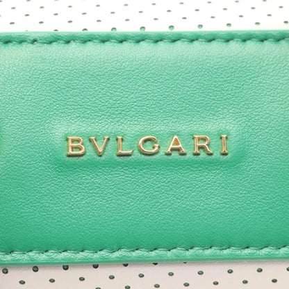 Bvlgari Casa Blanca Leather Serpenti Forever Vanity Bag