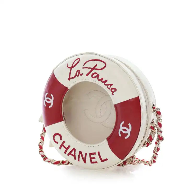 Chanel Lambskin Coco Lifesaver Round Crossbody