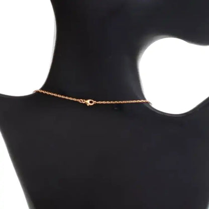 Hermès Rose Gold Plated Enamel Pop H Pendant