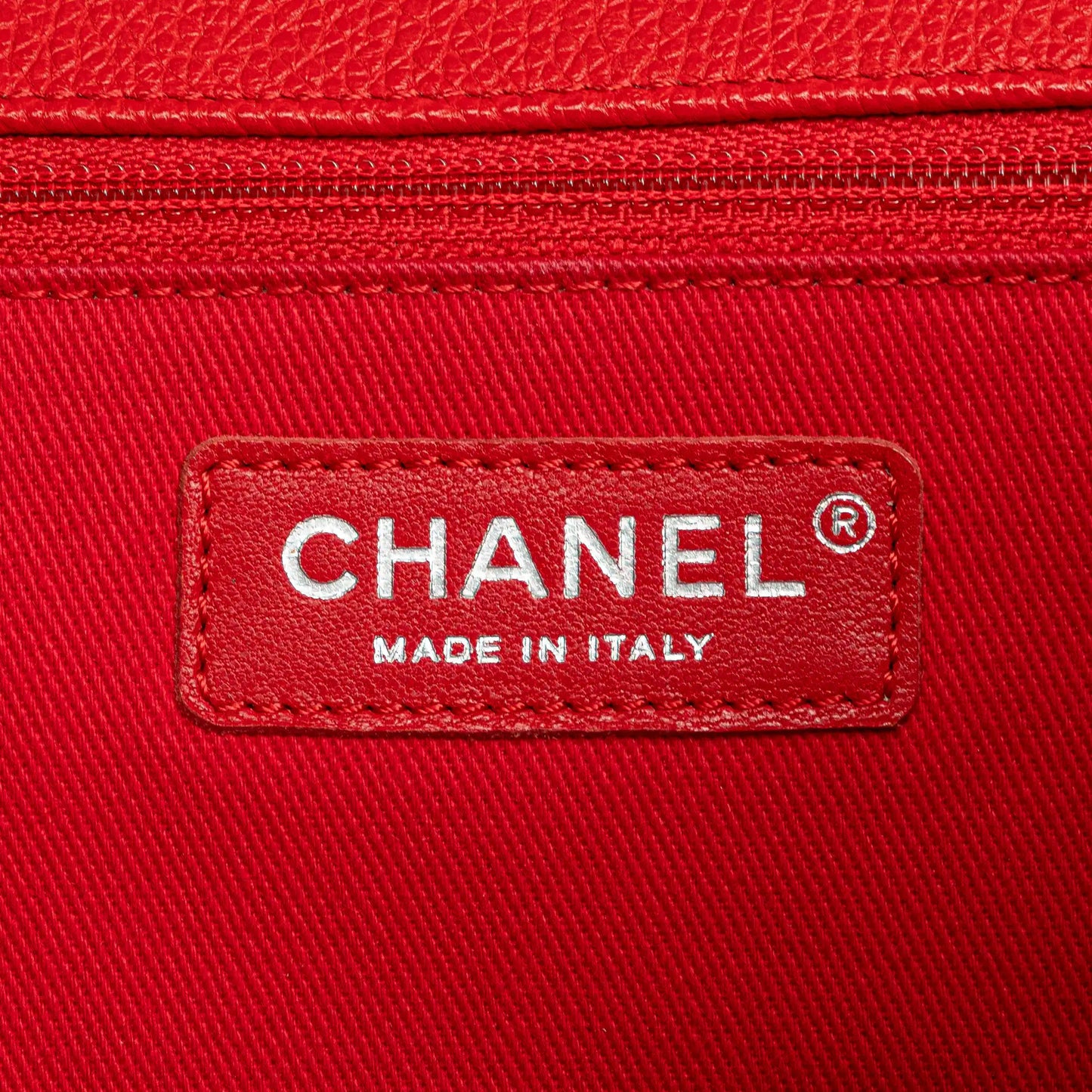 Chanel CC Quilted Caviar Drawstring Backpack