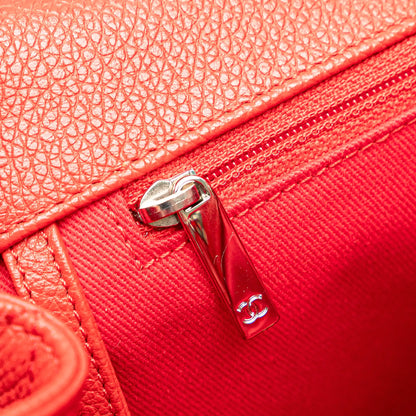 Chanel CC Quilted Caviar Drawstring Backpack