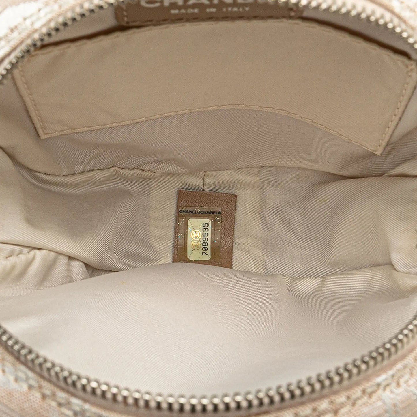 Chanel New Travel Line Nylon Round PouchNew Travel Line Nylon Round Pouch