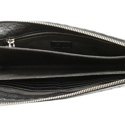 Fendi Leather Selleria Monster Clutch