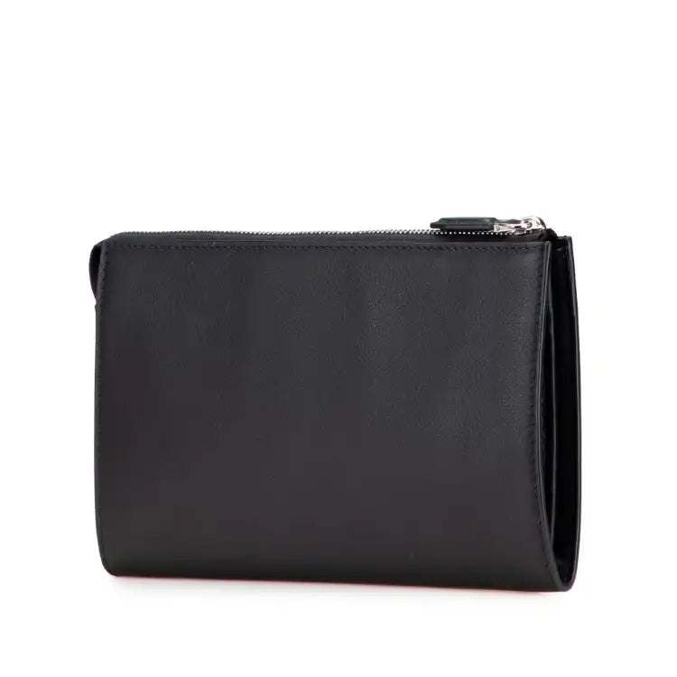 Ferragamo Leather Logo Clutch