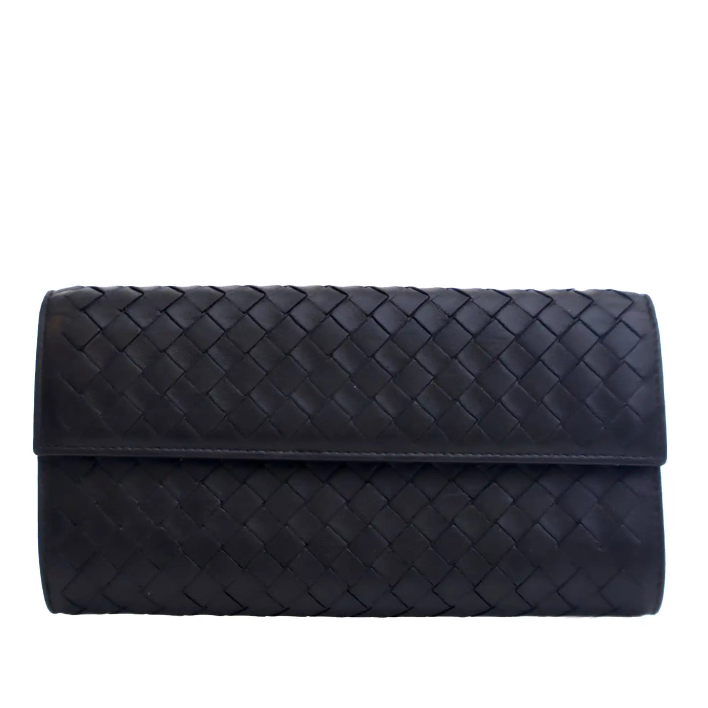 Bottega Veneta Nappa Intrecciato Continental Flap Wallet