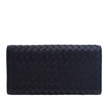 Bottega Veneta Nappa Intrecciato Continental Flap Wallet