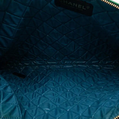 Chanel Large Lambskin Colorblock Patchwork O Case