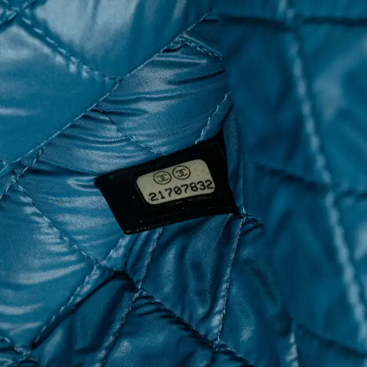 Chanel Large Lambskin Colorblock Patchwork O Case
