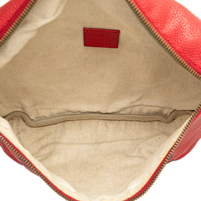 Gucci Grained Calfskin Logo Belt Bag