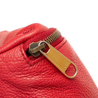 Gucci Grained Calfskin Logo Belt Bag