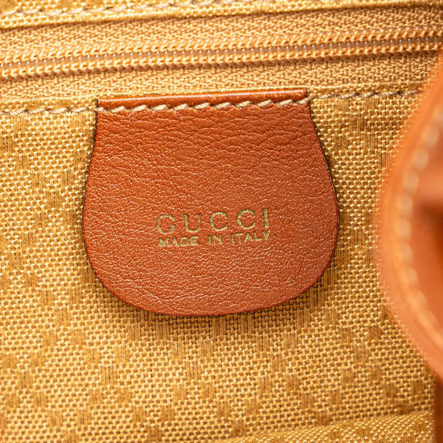 Gucci Leather Bamboo Backpack