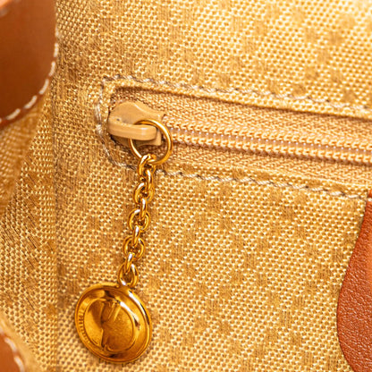 Gucci Leather Bamboo Backpack