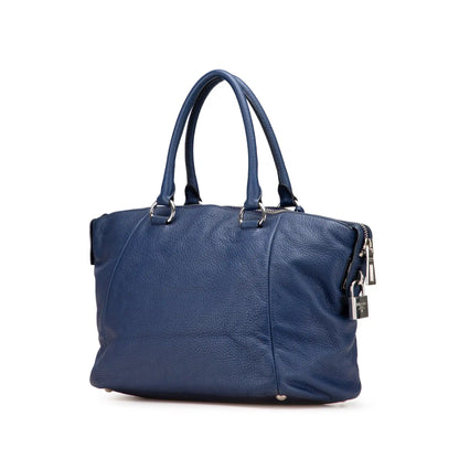 Prada Vitello Daino Double Handle Satchel