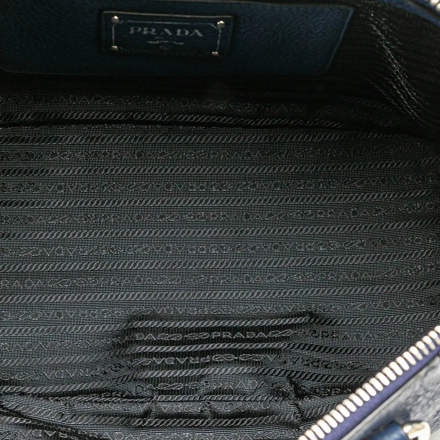 Prada Vitello Daino Double Handle Satchel