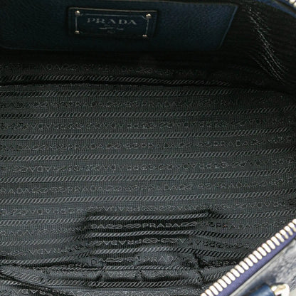 Prada Vitello Daino Double Handle Satchel