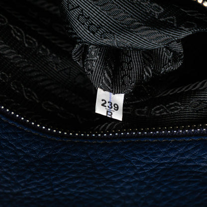 Prada Vitello Daino Double Handle Satchel