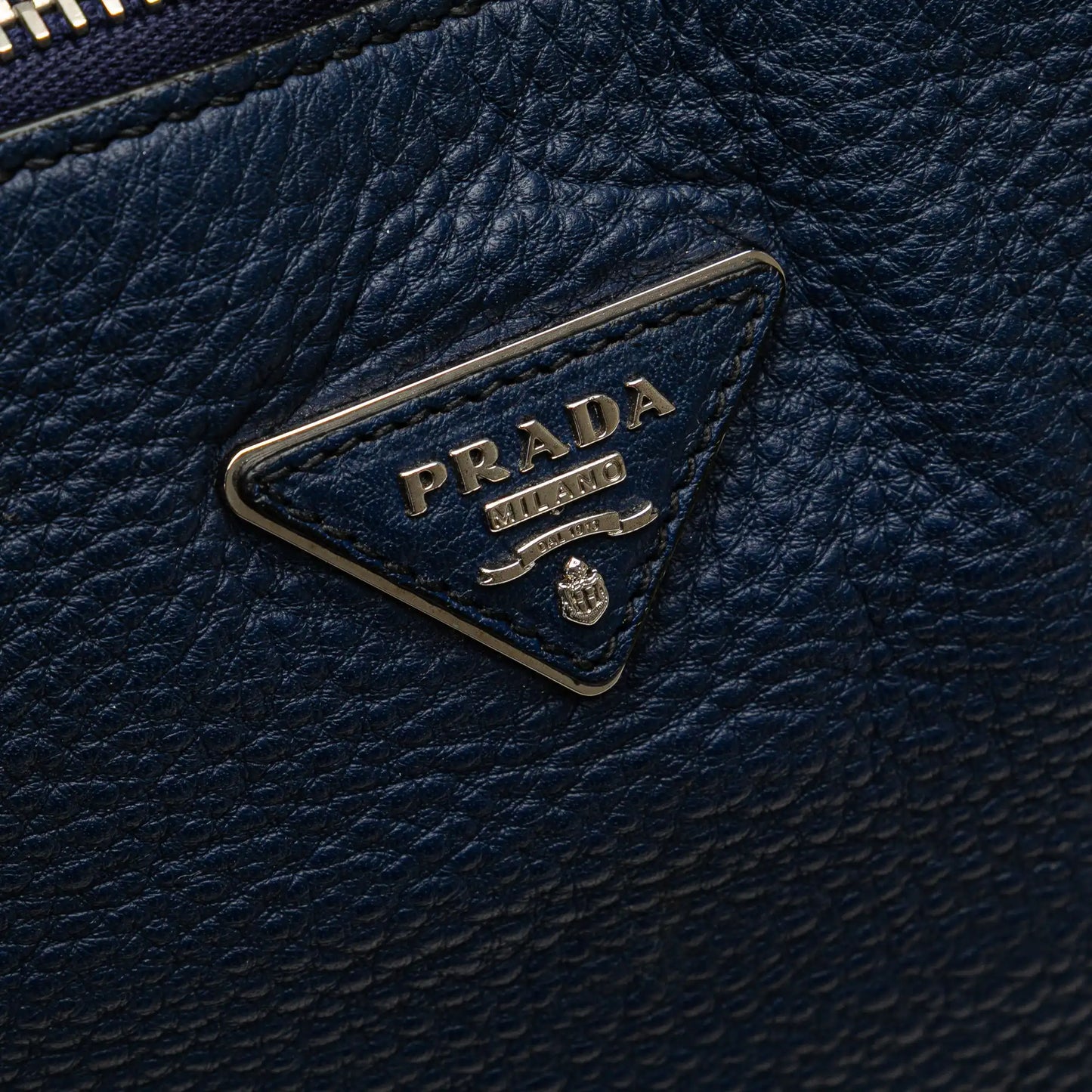 Prada Vitello Daino Double Handle Satchel