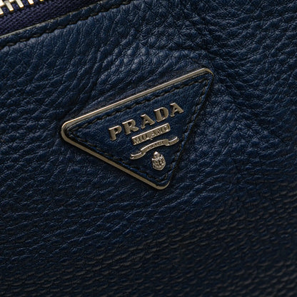 Prada Vitello Daino Double Handle Satchel
