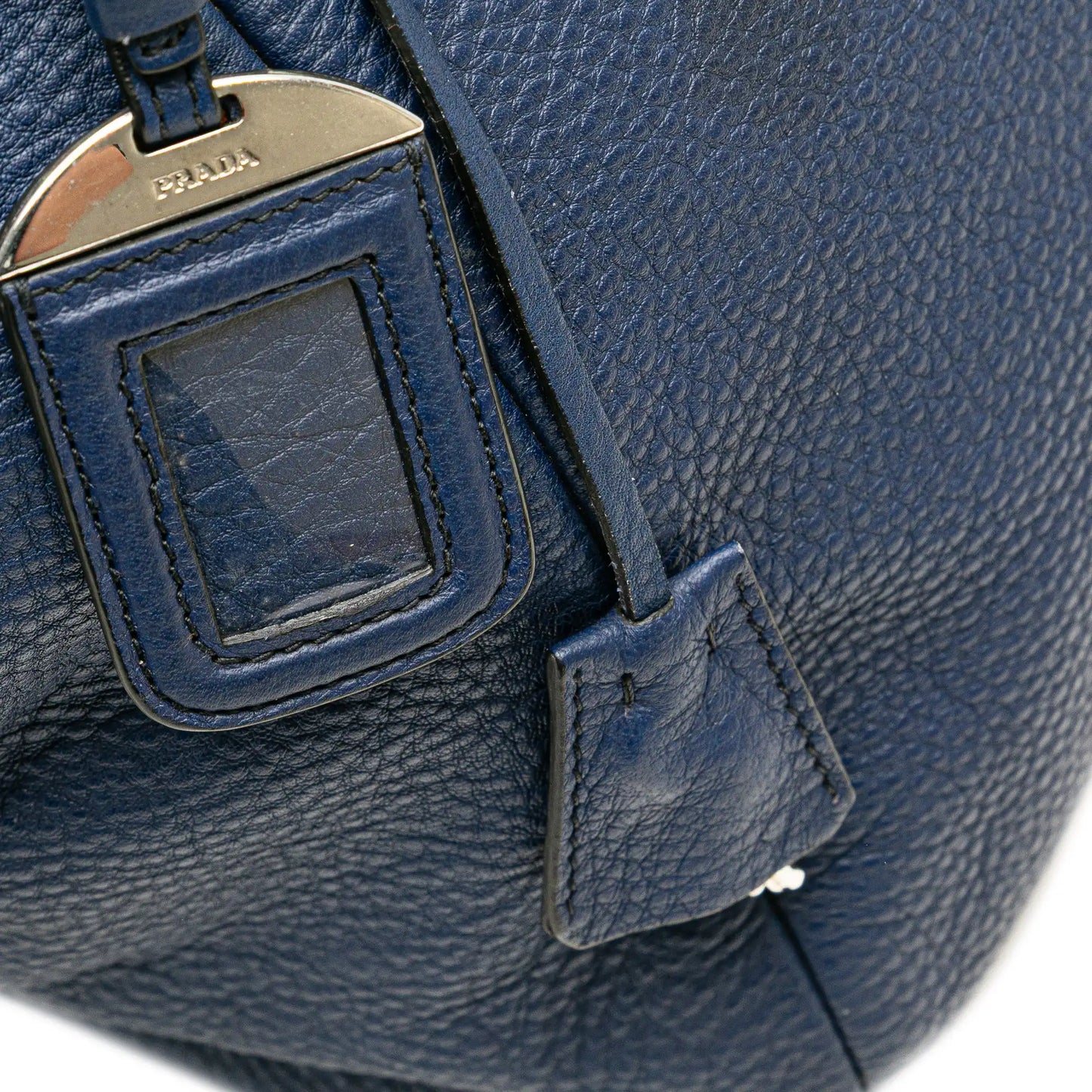 Prada Vitello Daino Double Handle Satchel