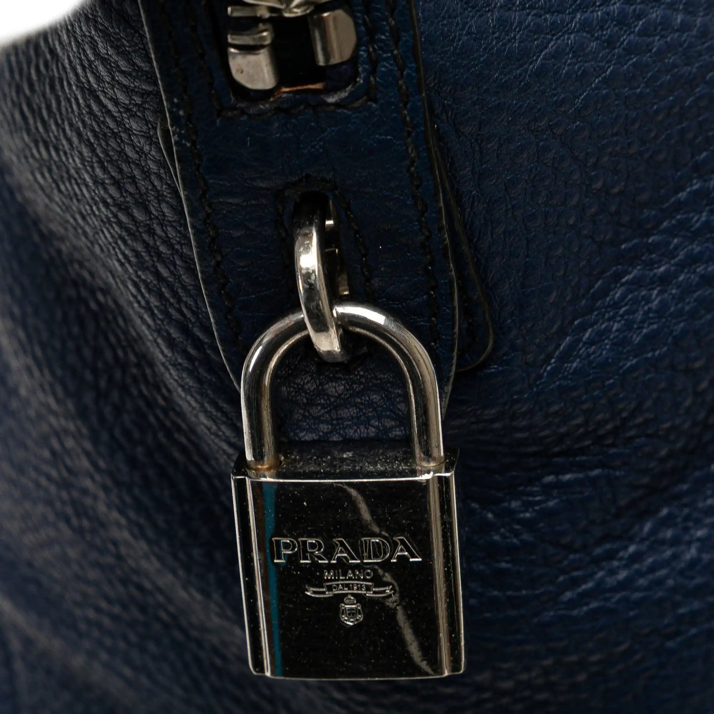 Prada Vitello Daino Double Handle Satchel