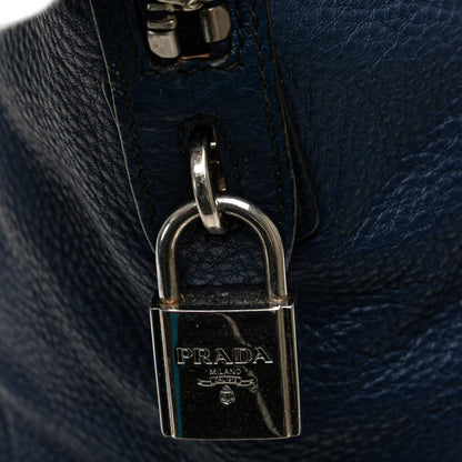 Prada Vitello Daino Double Handle Satchel
