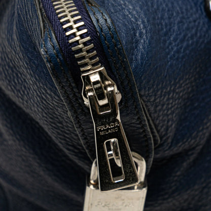 Prada Vitello Daino Double Handle Satchel