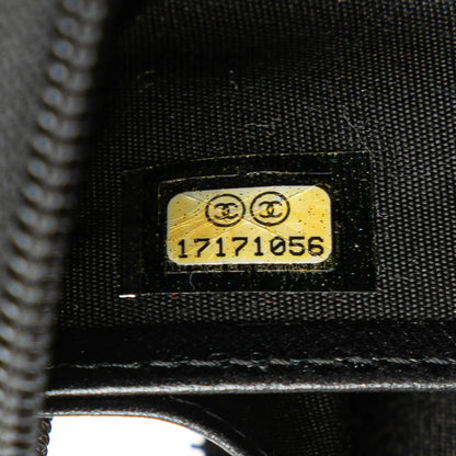 Chanel CC Caviar Zip Around Wallet