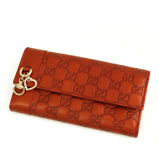 Gucci Guccissima Heart Bit Long Wallet