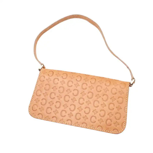 Celine C Macadam Leather Pochette