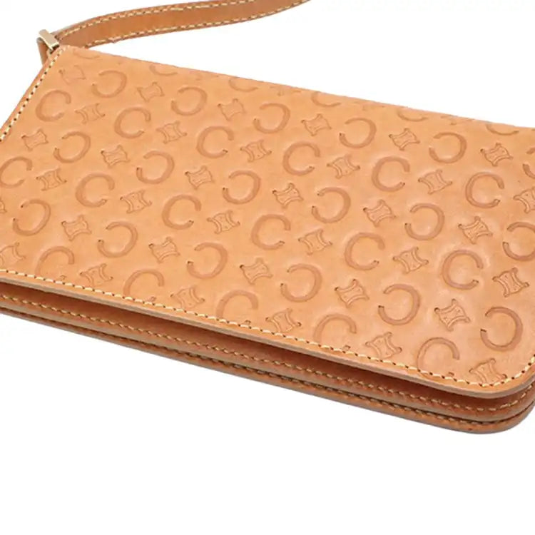 Celine C Macadam Leather Pochette