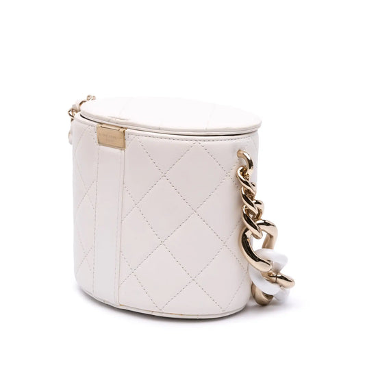 Chanel CC Lambskin Elegant Chain Vanity Case