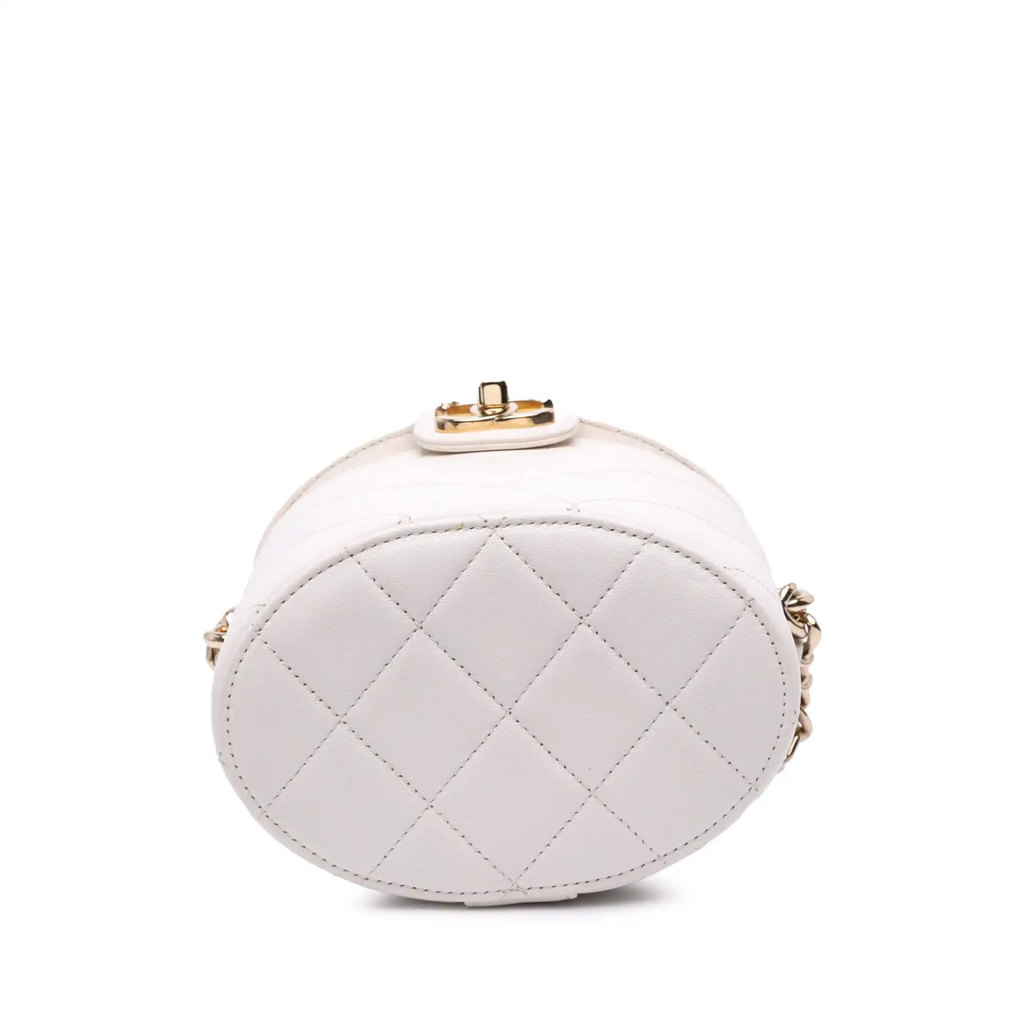 Chanel CC Lambskin Elegant Chain Vanity Case
