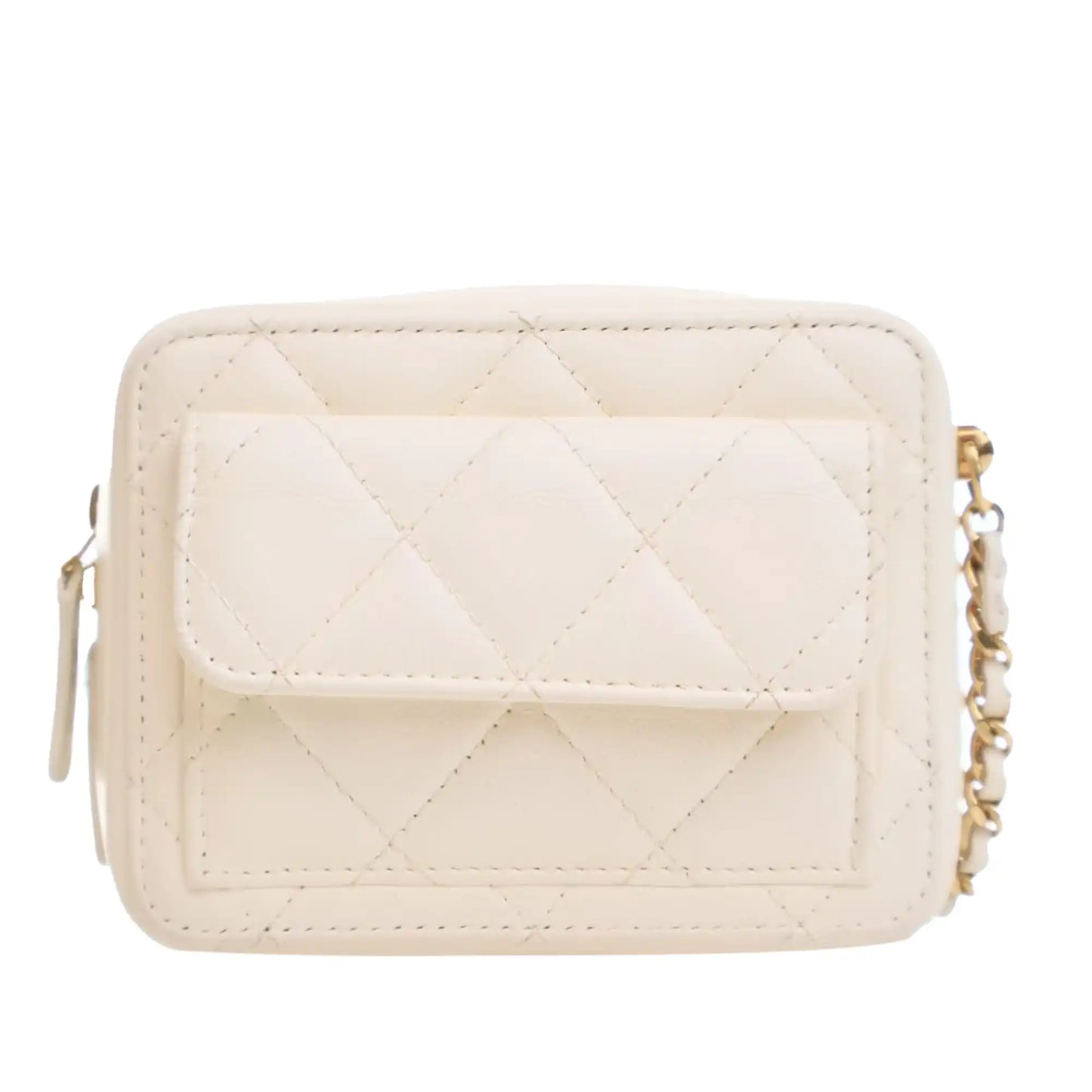 Chanel Mini Quilted Lambskin CC Vanity Case