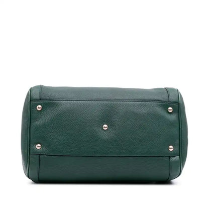 Gucci Pebbled Calfskin Soho Cellarius Boston Bag