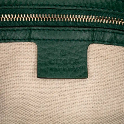 Gucci Pebbled Calfskin Soho Cellarius Boston Bag